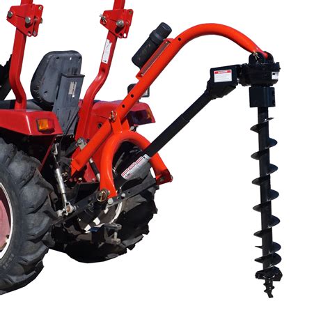 post hole digger compact tractor|3 point hitch post hole digger.